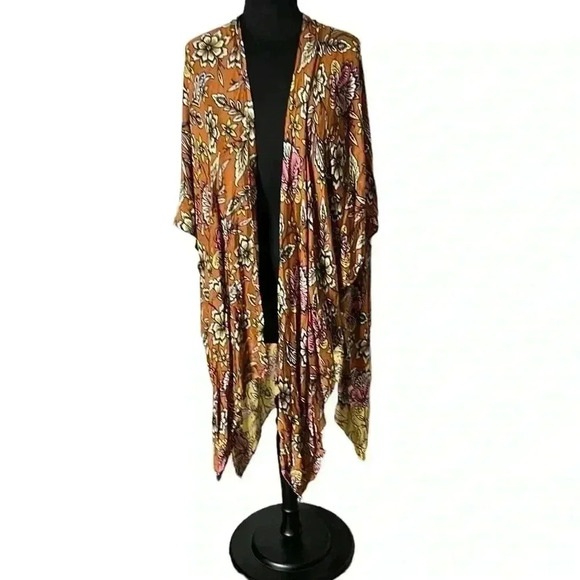 Altar’d State Floral Multicolor Kimono NWT Size OS - Picture 1 of 5